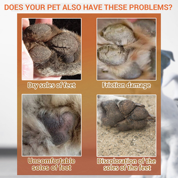 Yegbong lemmikloomade käpakaitsekreem lemmikloomade kassidele ja koertele, niisutav ja kuivamisvastane jalgade kaitsepadi, käpakaitsekreem