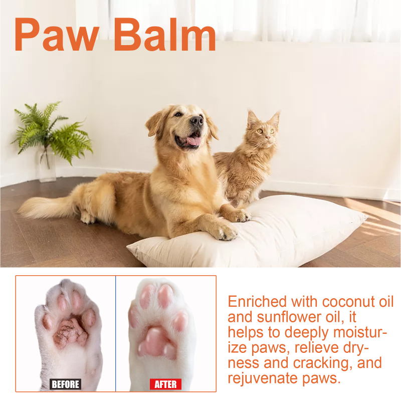 Yegbong lemmikloomade käpakaitsekreem lemmikloomade kassidele ja koertele, niisutav ja kuivamisvastane jalgade kaitsepadi, käpakaitsekreem