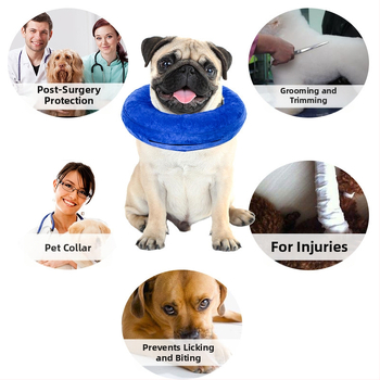 Κολάρο Elizabeth κολάρο σκύλου κολάρο σκύλου φουσκωτό κολάρο κατοικίδιων PVC κολάρο αντιδαγκωματικό αντιγρατσουνιστικό αντιγλείψιμο ομορφιά 6