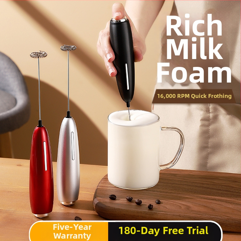 Нов разпенител за мляко, разпенител за кафе, домакински електрически разпенител за мляко, блендер за мляко, ръчен разбивач за яйца, разпенител за мляко