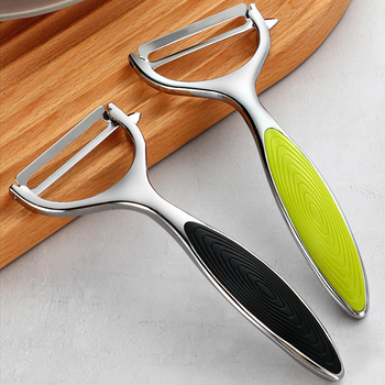 Paleiskite upės ir ežero cinko lydinio skustuką, Y tipo vaisių skustuką, virtuvės įrankį, daržovių melionų skutimo skustuką