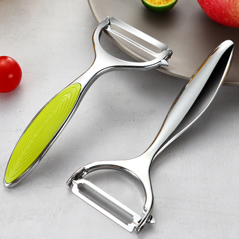 Paleiskite upės ir ežero cinko lydinio skustuką, Y tipo vaisių skustuką, virtuvės įrankį, daržovių melionų skutimo skustuką