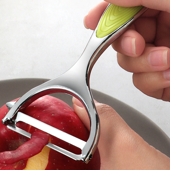 Paleiskite upės ir ežero cinko lydinio skustuką, Y tipo vaisių skustuką, virtuvės įrankį, daržovių melionų skutimo skustuką