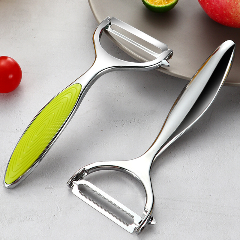 Paleiskite upės ir ežero cinko lydinio skustuką, Y tipo vaisių skustuką, virtuvės įrankį, daržovių melionų skutimo skustuką