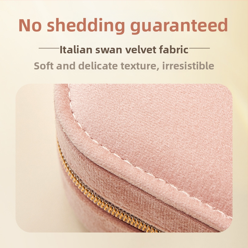 Šperkovnica Cross-Border, zamatová, luxusná, dvojvrstvová, veľkokapacitná, náušnice, prsteň, náhrdelník, úložný box na šperky