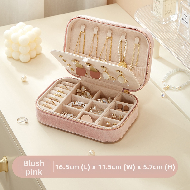 Pārrobežu rotaslietu kastīte samta augstas klases divslāņu lielas ietilpības auskari gredzens kaklarota rotaslietu uzglabāšana roku rotaslietu uzglabāšanas kaste