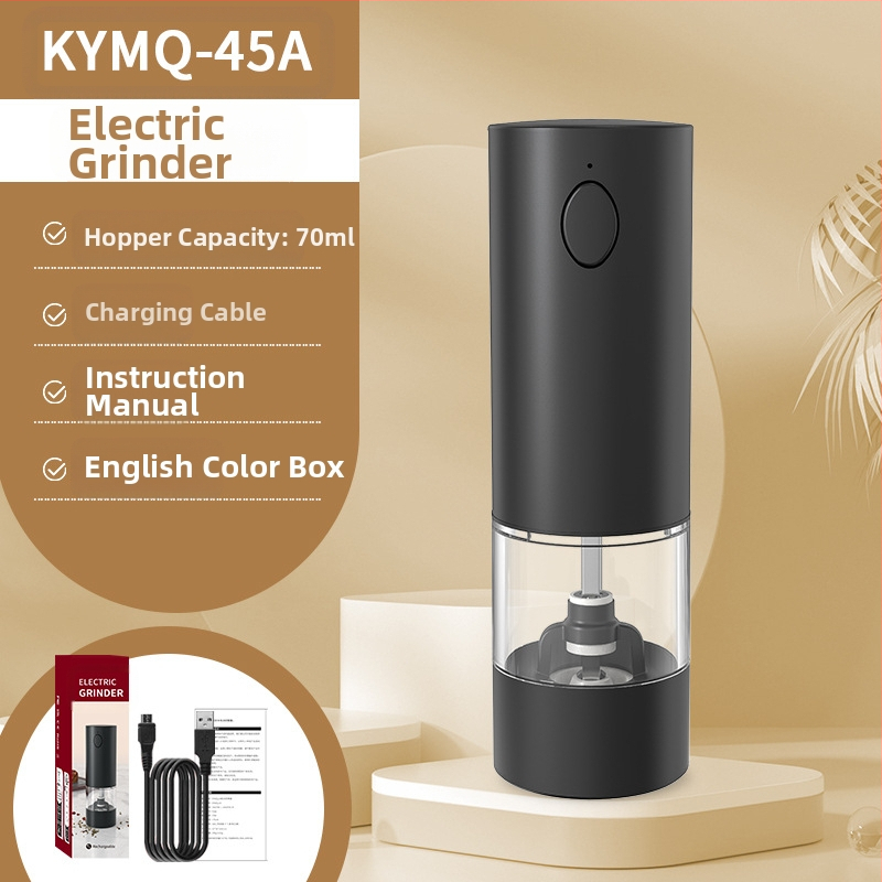 Производителите на Yuole могат да добавят LOGO кухненски артефакт трансгранична тенджера за готвене от неръждаема стомана с черен пипер, електрическа мелачка за пипер