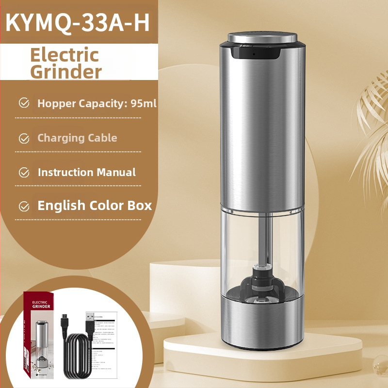 Производителите на Yuole могат да добавят LOGO кухненски артефакт трансгранична тенджера за готвене от неръждаема стомана с черен пипер, електрическа мелачка за пипер