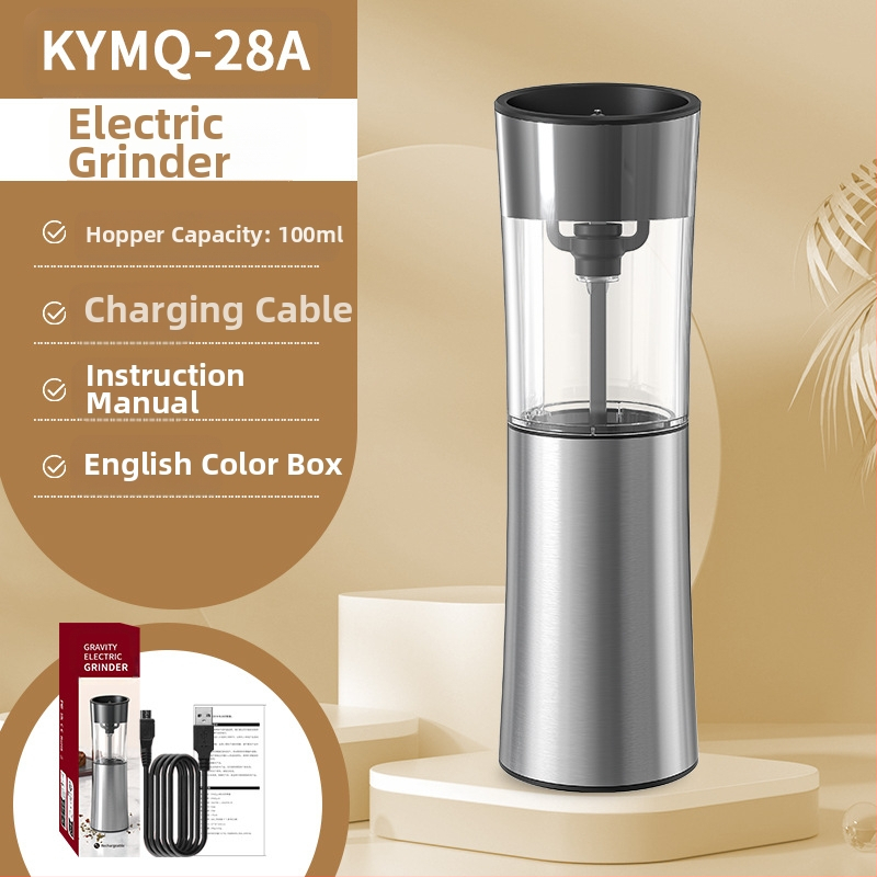 Производителите на Yuole могат да добавят LOGO кухненски артефакт трансгранична тенджера за готвене от неръждаема стомана с черен пипер, електрическа мелачка за пипер