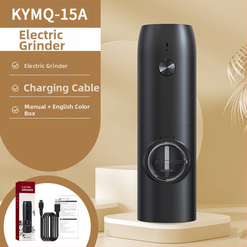 Производителите на Yuole могат да добавят LOGO кухненски артефакт трансгранична тенджера за готвене от неръждаема стомана с черен пипер, електрическа мелачка за пипер