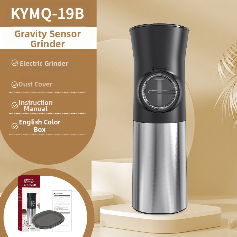 Производителите на Yuole могат да добавят LOGO кухненски артефакт трансгранична тенджера за готвене от неръждаема стомана с черен пипер, електрическа мелачка за пипер