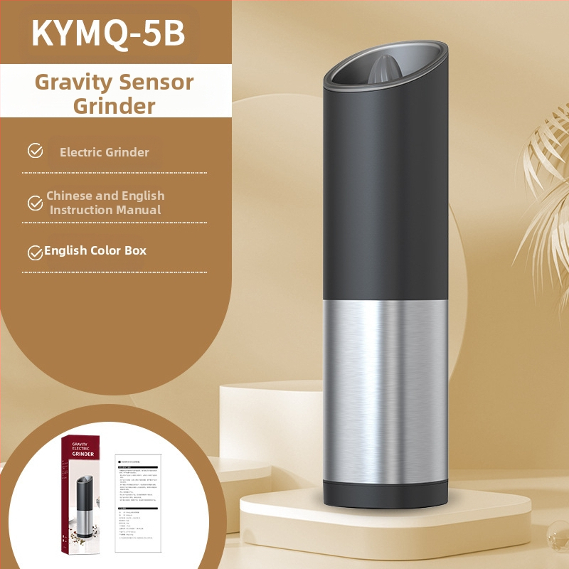 Производителите на Yuole могат да добавят LOGO кухненски артефакт трансгранична тенджера за готвене от неръждаема стомана с черен пипер, електрическа мелачка за пипер