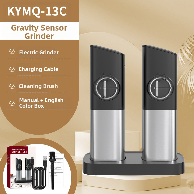 Производителите на Yuole могат да добавят LOGO кухненски артефакт трансгранична тенджера за готвене от неръждаема стомана с черен пипер, електрическа мелачка за пипер