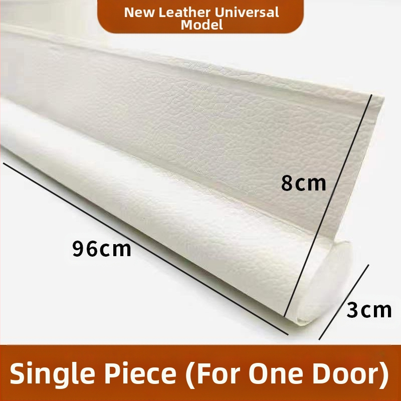 Универсална едностранна уплътнителна лента за долната част на вратата, ветроустойчив стикер, шев на вратата, устойчив на насекоми, кожена самозалепваща се лента за звукоизолация с кукички и примки, доставка на фабрика