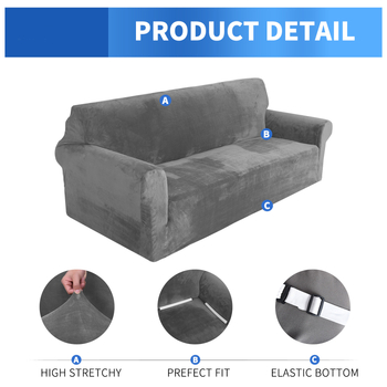 Tarpvalstybinis didmeninis naujas storas sidabrinės lapės aksominis sofos užvalkalas, viskas įskaičiuota, labai elastingas sofos pagalvėlės užvalkalas, minkštas, pilnai uždengtas sofos užvalkalas.