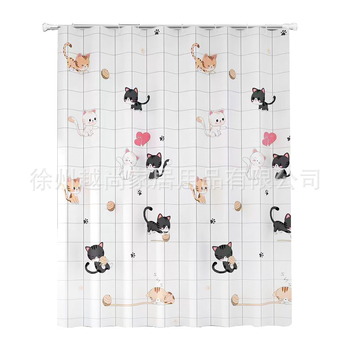 Dušikardin, spetsiaalne vannitoa vaheseina kardin vannitoa jaoks, augustamisvaba, lihtne paigaldada, veekindel, hallituskindel, privaatsuse kaitse