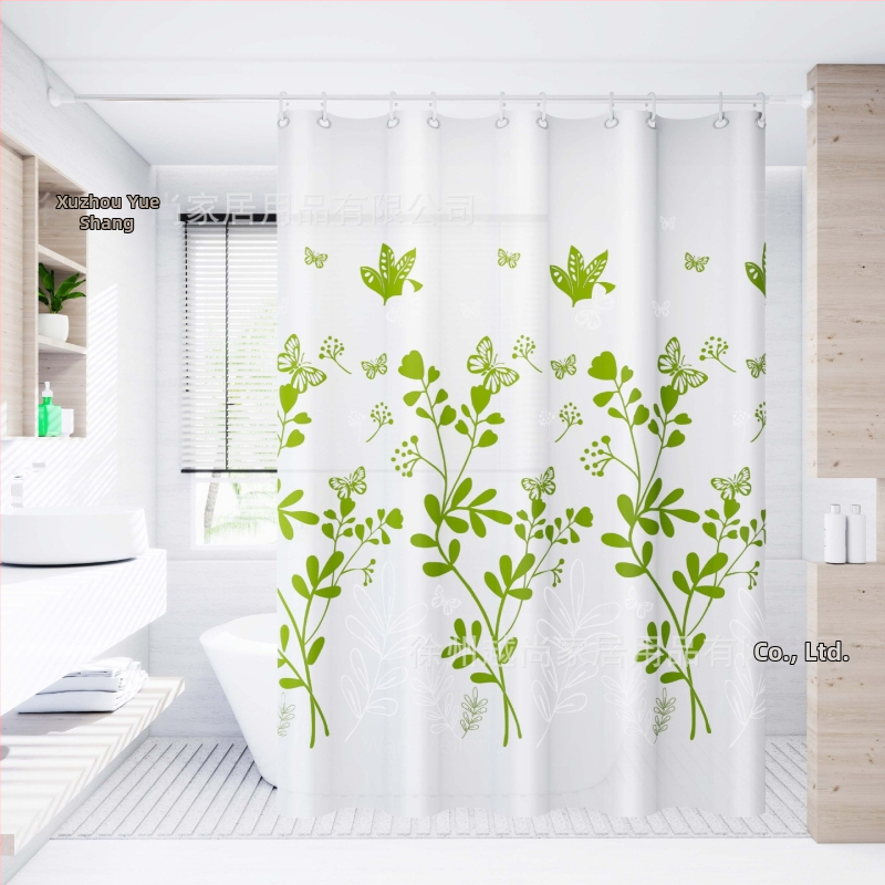 Завеса за душ, Специална преградна завеса за баня, Без пробиване, Лесна за монтаж, Водоустойчива, Устойчива на мухъл, Защита на поверителността