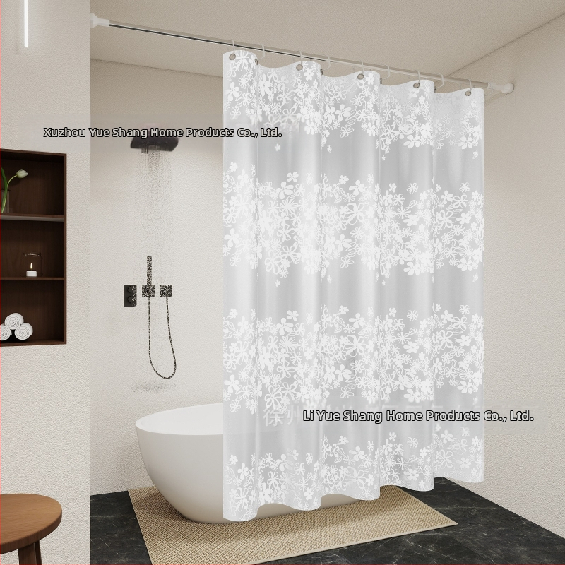 Dušikardin, spetsiaalne vannitoa vaheseina kardin vannitoa jaoks, augustamisvaba, lihtne paigaldada, veekindel, hallituskindel, privaatsuse kaitse