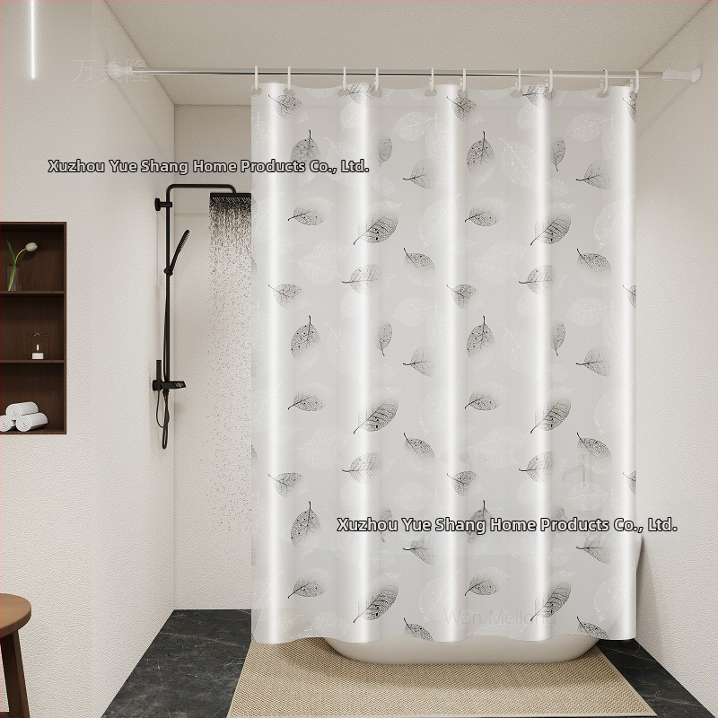 Dušikardin, spetsiaalne vannitoa vaheseina kardin vannitoa jaoks, augustamisvaba, lihtne paigaldada, veekindel, hallituskindel, privaatsuse kaitse