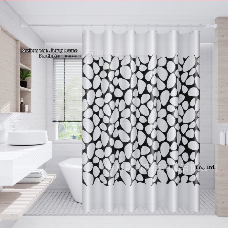 Dušikardin, spetsiaalne vannitoa vaheseina kardin vannitoa jaoks, augustamisvaba, lihtne paigaldada, veekindel, hallituskindel, privaatsuse kaitse