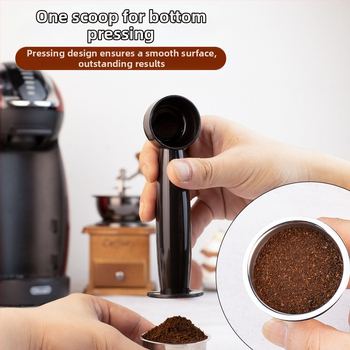 Tinka „Nestlé“ kavos kapsulių aparatui, galima perdirbti kavą, 20 ml dvigubos paskirties kavos miltelių šaukštelis su ilgu rankena.