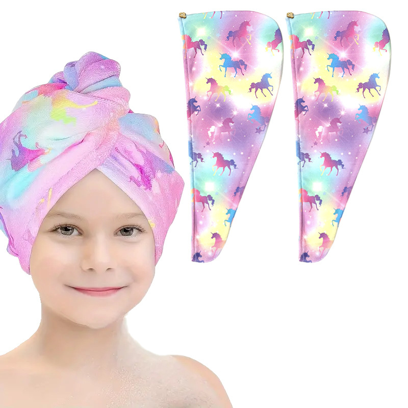 Vaikiška plaukų džiovinimo kepuraitė, sustorinta, vandenį sugerianti, greitai džiūstanti, minkšta plaukų džiovinimo rankšluostis, mikropluošto turbanas, miela kūdikio sutiktuvių kepuraitė