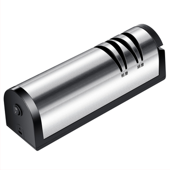 Hulgimüük laadimisega roostevabast terasest Whetstone täisterasest noateritaja käärid köögitööriistad automaatne USB noaveski