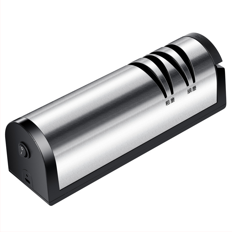 Търговия на едро за зареждане от неръждаема стомана Whetstone изцяло от стомана за острилка за ножове, ножици, кухненски инструменти, автоматична USB мелница за ножове