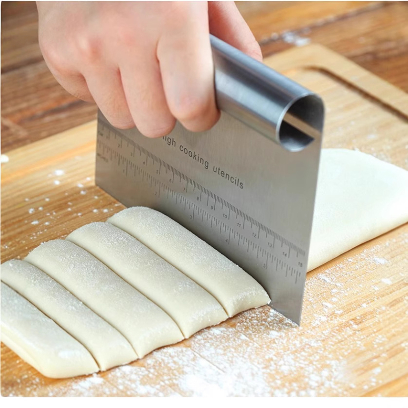 Roostevabast terasest nuudlilõikur soomusvorstipulbri kaabitsaga jahunuudlilõikur köögitarvete tööriist Amazoni kuum müük