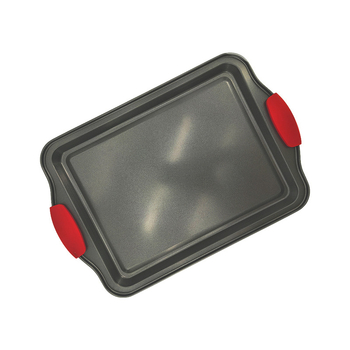 Διασυνοριακό σε απόθεμα ταψί φούρνου από ανθρακούχο χάλυβα, οικιακό αντικολλητικό ορθογώνιο ταψί ψησίματος κέικ με λαβή, χονδρική πώληση εργαλείων ψησίματος