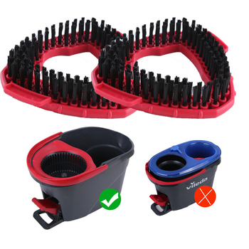 Kompatibilis a Vileda O-Cedar háromszög alakú forgó felmosófejjel és fertőtlenítő kefekészlettel, amely kompatibilis a háromszög alakú forgó felmosóval.