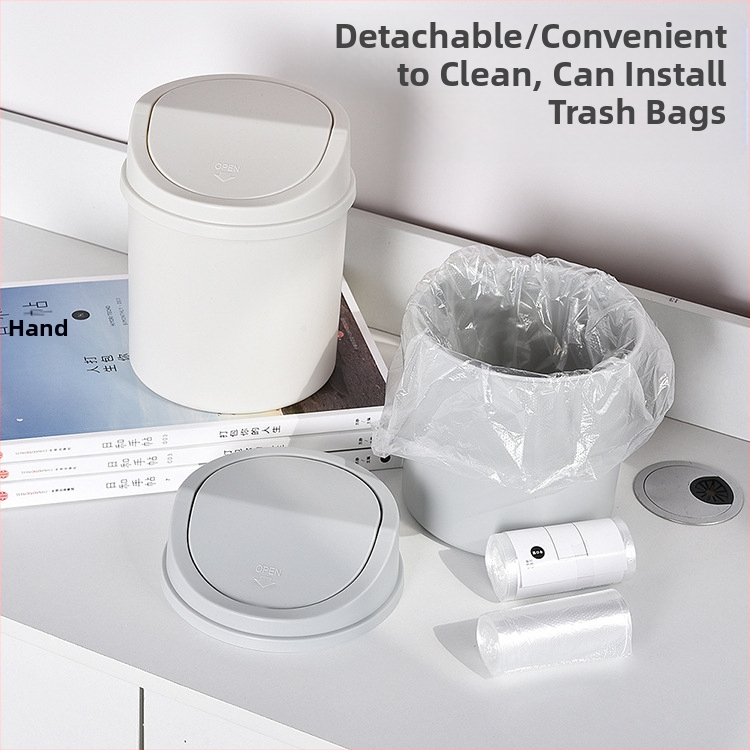 Малка кутия за боклук в стил ins, настолна, за спалня, нов стил, момичешко сърце, домакинска сладка интернет знаменитост, мини кутия за съхранение с капак