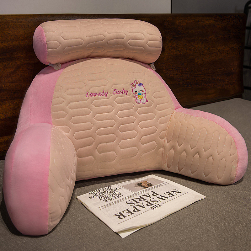 LaTeX voodipehmendus pehme kott vöötoe padi suur seljatugi diivanipadi voodi eemaldatav ja pestav mängimine mobiiltelefoni lugemine