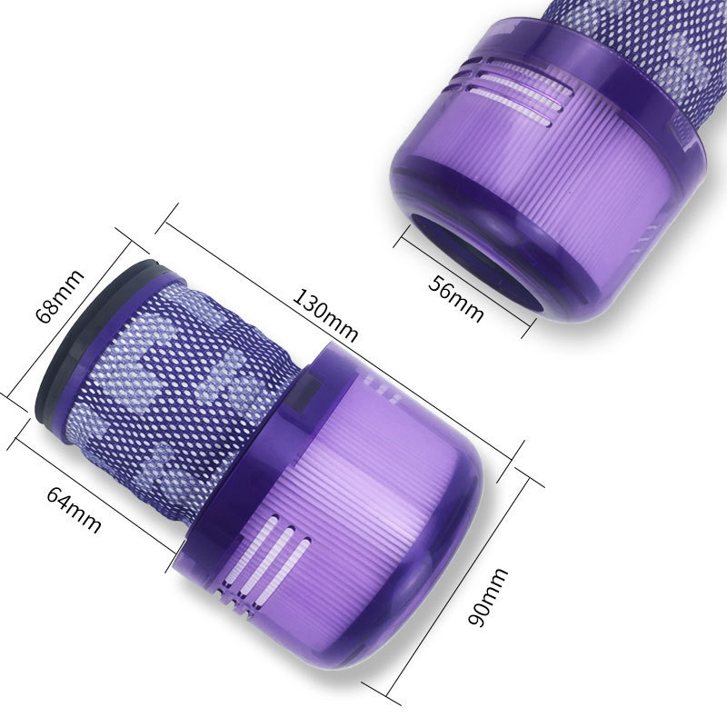 Piemērots Dyson putekļsūcēju piederumiem V6V7V8V10V11V11V12V15 DC38 priekšējā un aizmugurējā filtra elementa filtra sietam