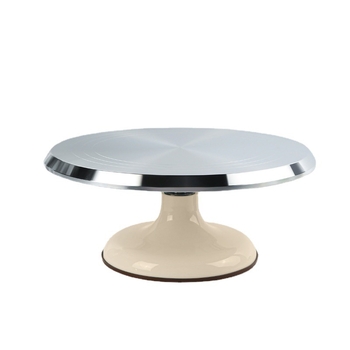 Alumiiniumisulamist kooki pöördlaud, kookide kaunistamise laud, majapidamises kasutatavad küpsetusvahendid, isetegemise libisemisvastane määrdumisvastane 10-tolline kaunistav pöördlaud