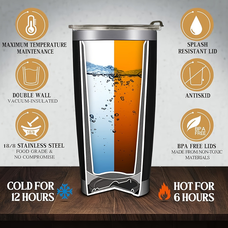 Tarpvalstybinis UV spausdinimas 20oz nerūdijančio plieno automobilio puodelis su šilumos izoliacija šalto alaus puodelis automobiliui nešiojamas ledo puodelis didmeninė prekyba