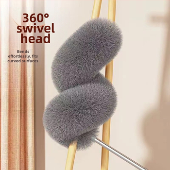 Ξεσκονόπανο με φτερά Καθαρισμός σκόνης Οικιακός ηλεκτροστατικός καθαρισμός σκόνης Ανασυρόμενος καθαρισμός κενού οροφής