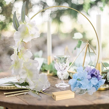 10 metalinių geležinių žiedų girlianda + 10 medinių pagrindų „Pasidaryk pats“ vestuvių stalo dekoracija girliandų amatai