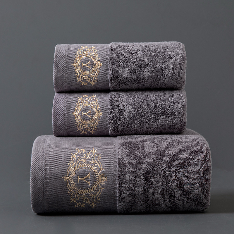 Medvilninis rankšluostis, vonios rankšluostis, trijų dalių dovanų rinkinys suaugusiesiems, sugeriantis, neprarandantis drėgmės, buitinis medvilninis rankšluostis.