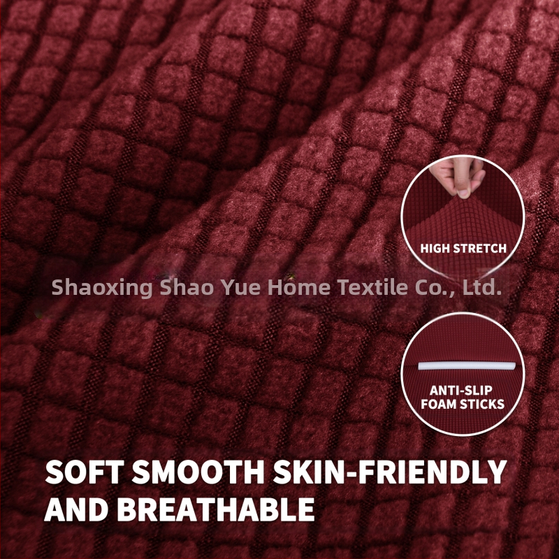 Търговия на едро Amazon Fleece Калъф за диван All-inclusive еластична удебелена едноцветна възглавница за диван Four Seasons платнена възглавница за диван