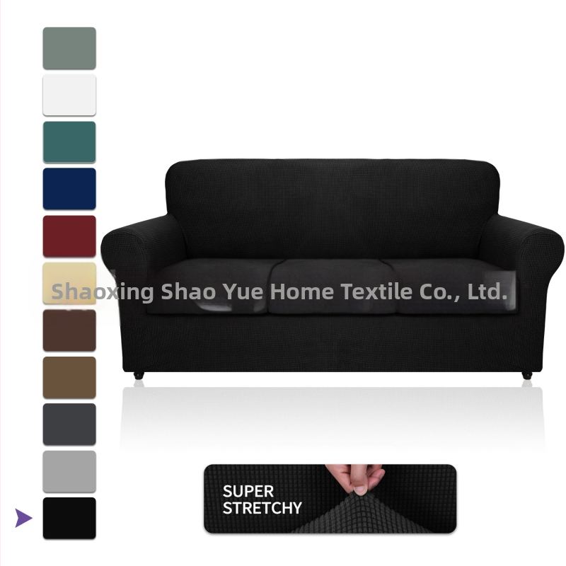 Didmeninė prekyba „Amazon“ vilnos sofos užvalkalu, visa apimančiu elastingu, sustorėjusiu, vientisos spalvos sofos pagalvėlės užvalkalu, „Four Seasons“ audiniu.