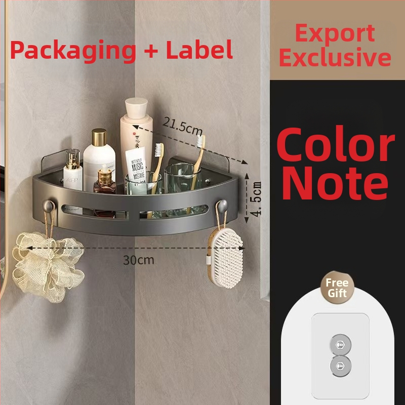 Tualetas be perforatoriaus, vonios kambarys, tualeto laikymo lentynėlė, prie sienos tvirtinamas tualeto praustuvas, trikampė laikymo lentynėlė, pakaba kampelyje