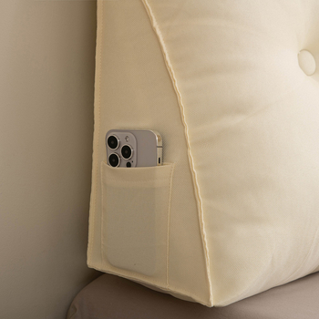 Dviejų spalvų kanapių lovos pagalvėlė, tatami atlošas, paprastas modernus miegamojo lovos pagalvėlė, minkštas krepšys, sofa, juosmens apsaugos pagalvėlė, lovos pagalvėlė