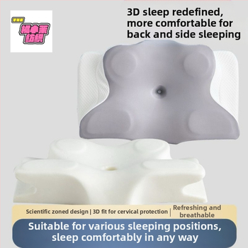 Kaelapadi padi koos padjapüüriga, üks ülikond, aeglaselt tagasilöögiga mälupadi, padja südamik, sügav uni, emakakaela padi, mäluga puuvillane padi