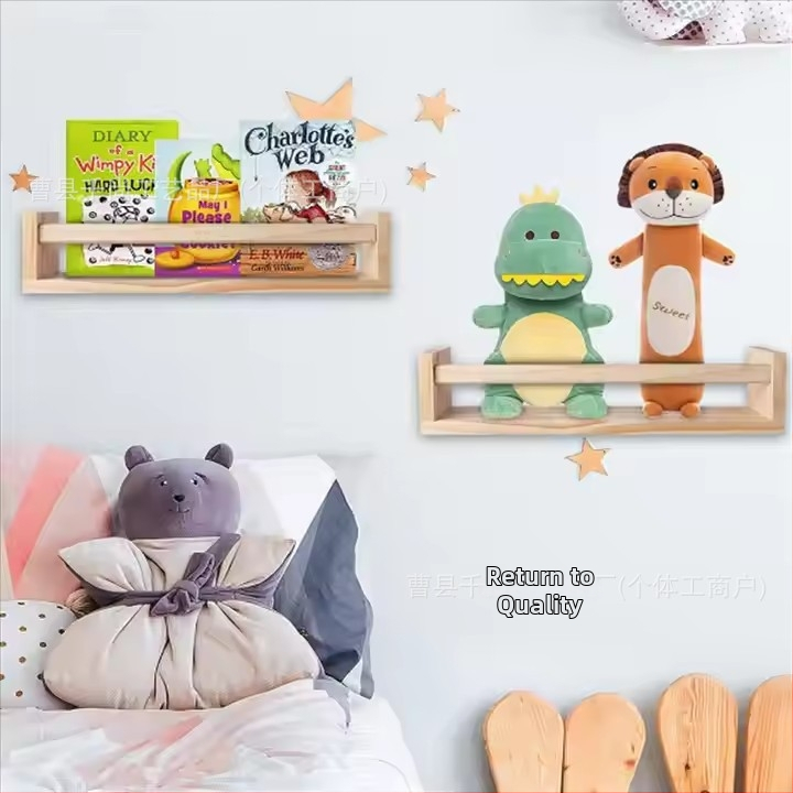 Hulgimüük majapidamisköögi hoiuriiul puidust seinale riputatav mitte-stantsiv maitseaineriiul vürtside hoiuriiul lihtne puidust riiul