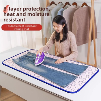 Buitinė lyginimo lenta Buitinė lyginimo lenta Šešių sluoksnių sustorinta šilumos izoliacija Vandeniui atspari sulankstoma nešiojama su lygintuvu pakabinama lyginimo mašina lyginimui