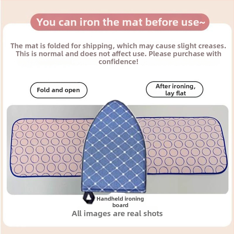 Buitinė lyginimo lenta Buitinė lyginimo lenta Šešių sluoksnių sustorinta šilumos izoliacija Vandeniui atspari sulankstoma nešiojama su lygintuvu pakabinama lyginimo mašina lyginimui