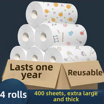 Lazy Rag hulgimüük Vett imav paksendatud köögipaber Märg ja kuiv mittenakkuv õli Ühekordselt kasutatav Lazy Rag hulgimüük