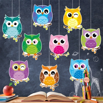 Декорация за парти за завръщане у дома в детска градина, висящи орнаменти, предучилищна възраст, откриващ сезон за начално училище, декорация за коридор на класната стая, висящи орнаменти