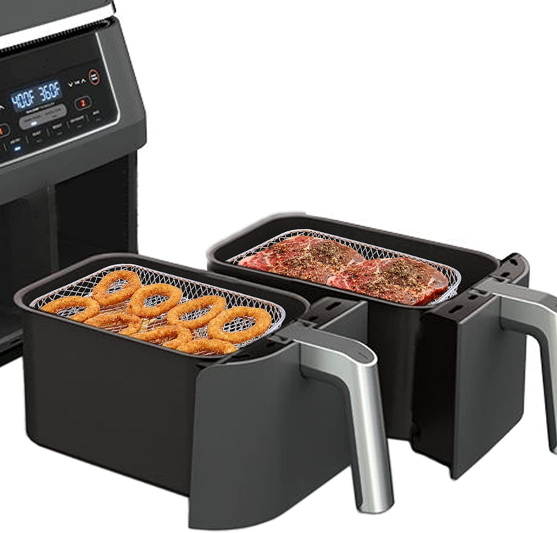 Oro gruzdintuvės priedai, dvigubas puodas, „FoodiDZ201“ orkaitė, 3 sluoksnių tinklelis, „Instant Vortex Plus“